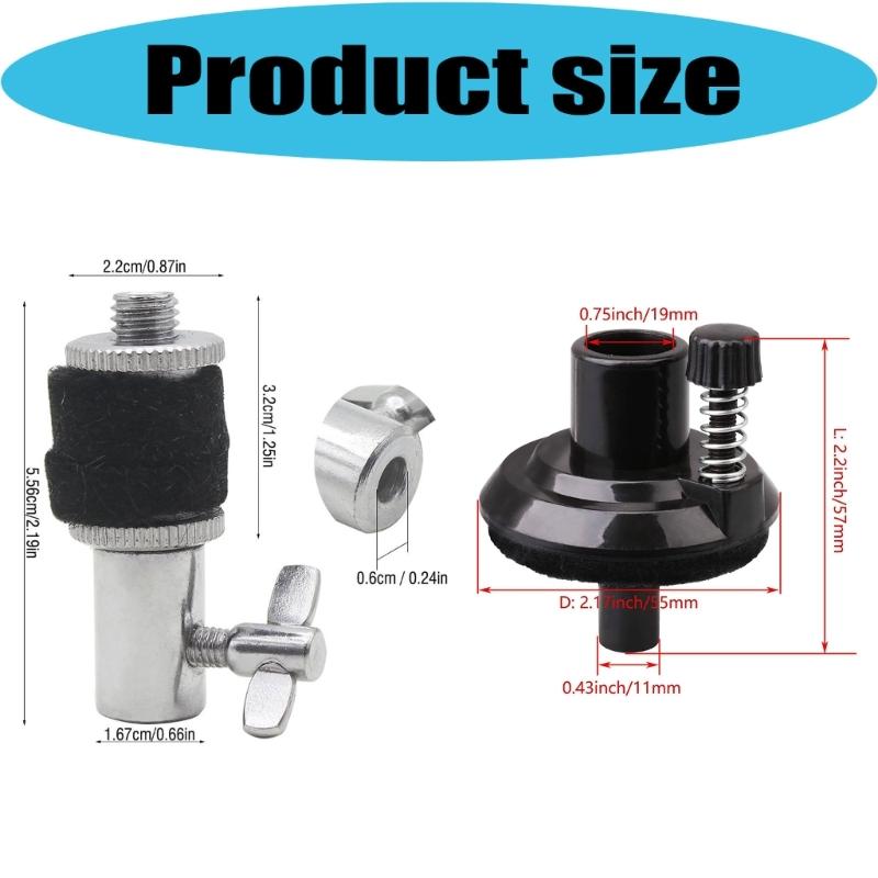 Cymbal Jazz Drum Clutch Pad Drum Cymbal Jazz Drum Clutch Pedal Clutch Cymbal Stand Felt Washer Jazz Drum Stand Mount