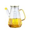 Leak-Proof Glass Oil Pot with Stainless Steel Lid – Large Kitchen Seasoning Bottle for Oil, Soy Sauce, or Vinegar