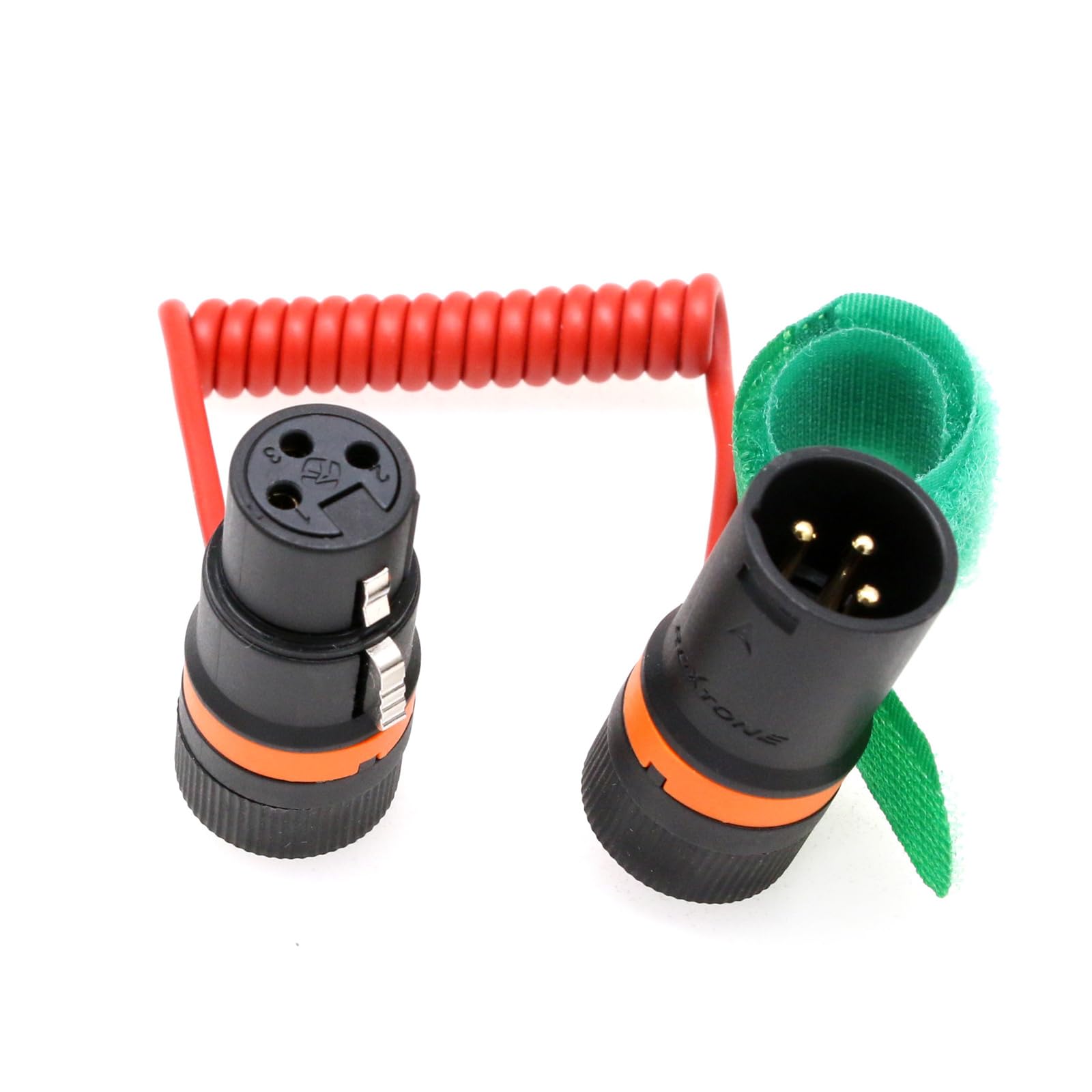 

HangTon XLR to 3-Pin Audio Cable for Microphones, Sony FX3, FX9, Canon Camera Recorder, Mixer, Sound Devices, Zoom, Zaxcom, Right Angle, Low Profile,