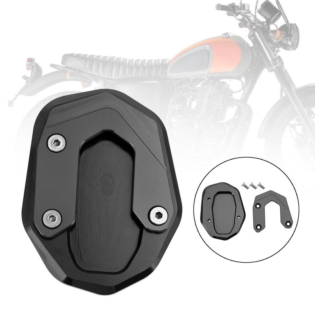 Artudatech Seitenständerplatte für Ducati Scrambler 400/800/1100 2015-2020 Motorradständerplatte Seitenständer