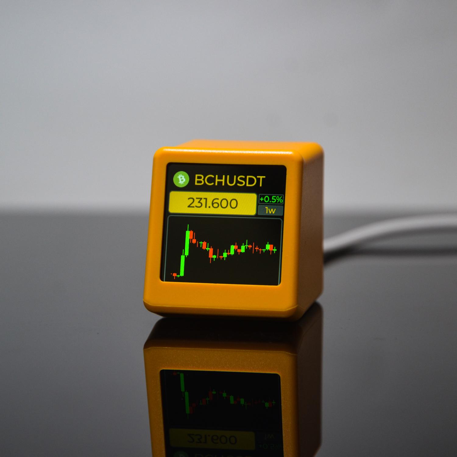 

GeekMagic NerdMiner Биткойн Криптовалюта Акции Фьючерсы Курс обмена валюты Отслеживатель цены Тикер Часы с отображением времени Погода