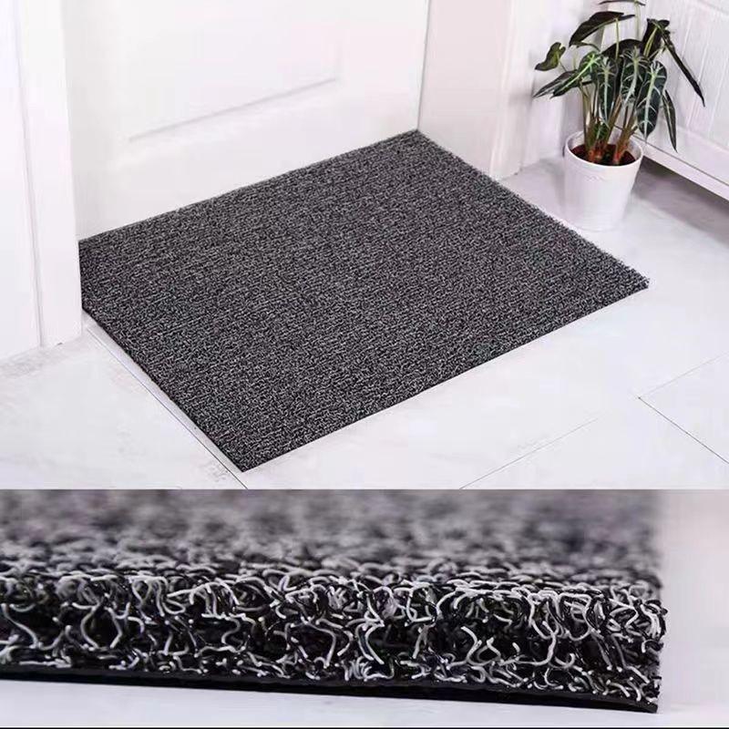 PVC Anti-Slip Waterproof Door Mat - Customizable Thick Entryway Rug