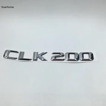 3D ABS For Mercedes-Benz W209 CLK Class CLK55 CLK63 CLK200 CLK220 CLK230 CLK550 Emblems Tail Logo Chrome Stickers Accessories