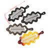 Wavy Banana Clip Matte Black Hairpin Ponytail Hair Bun Korean Summer Ougoing Hair Clip Fashion Hair Accessories