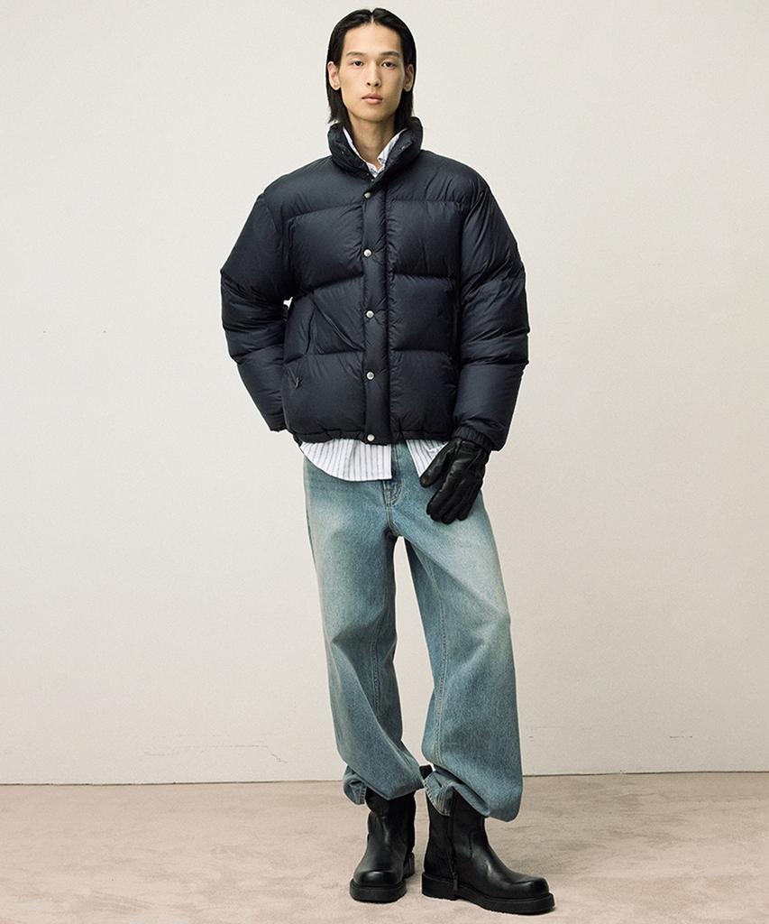 Il Corso Monochrome Snapdown Navy Ieju5F015N2