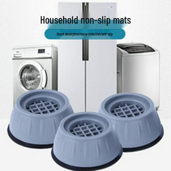 Universal Anti-Slip, Shock-Absorbing Washing Machine and Refrigerator Pads with Moisture-Proof, Heightening Storage Rack