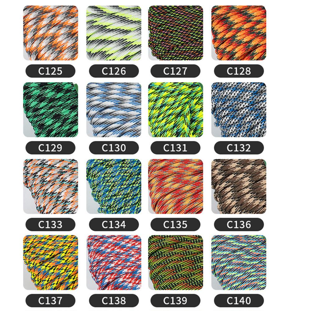 4mm 7 Strand Core 550 Polyester DIY Handmade Woven Bracelet Cord Jewelry Raw Material Keychain Phone Pendant Findings Nylon Rope