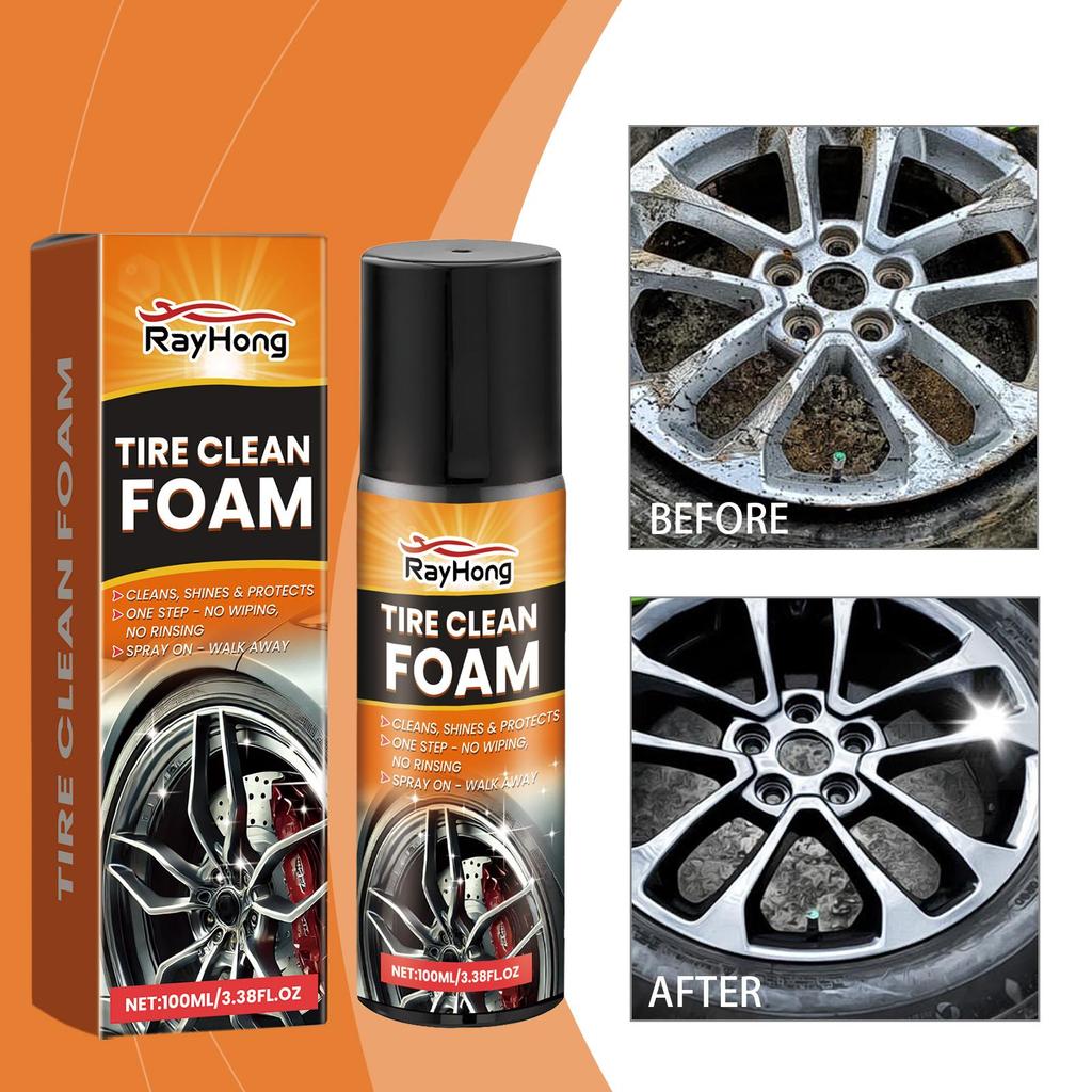 100ml Car Wheel Cleaner Car Tire Steel Rim Cleaning & Degreasing Daily Maintenance Cleaner