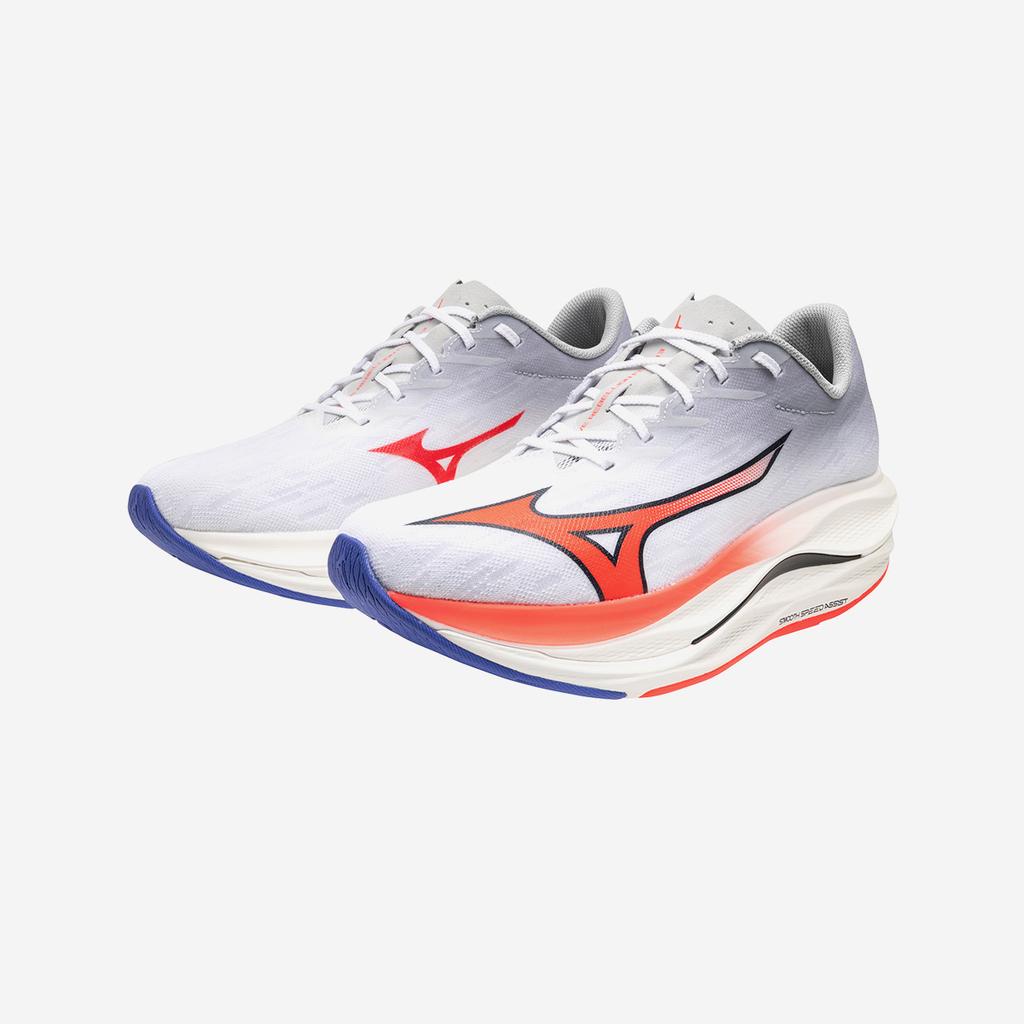 Mizuno Wave Rebellion Flash 3 [J1GC253501-White/Fiery Coral 2/Iris Bloom]