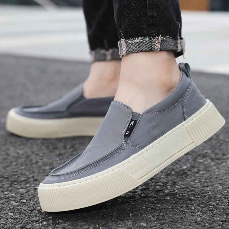 Fashion 2025 Summer Men Breathable Casual Canvas Shoes Comfort Slip on Loafer Soft Penny for Men Driving Boat Shoes Loafers Size 48