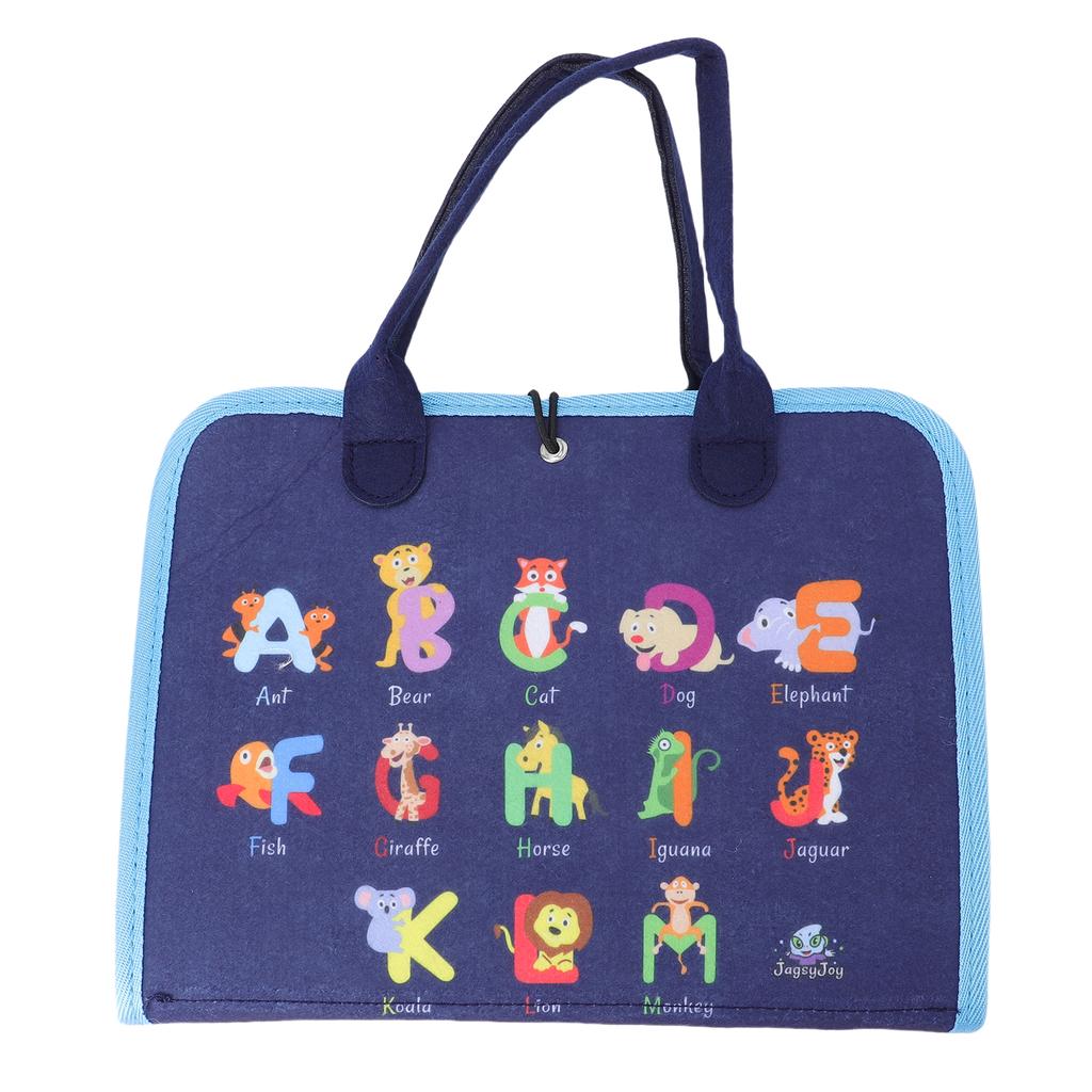 Felt Activity Book Educational Activity Developing Sensory Board Preschool Learning Toy for Boys Girls