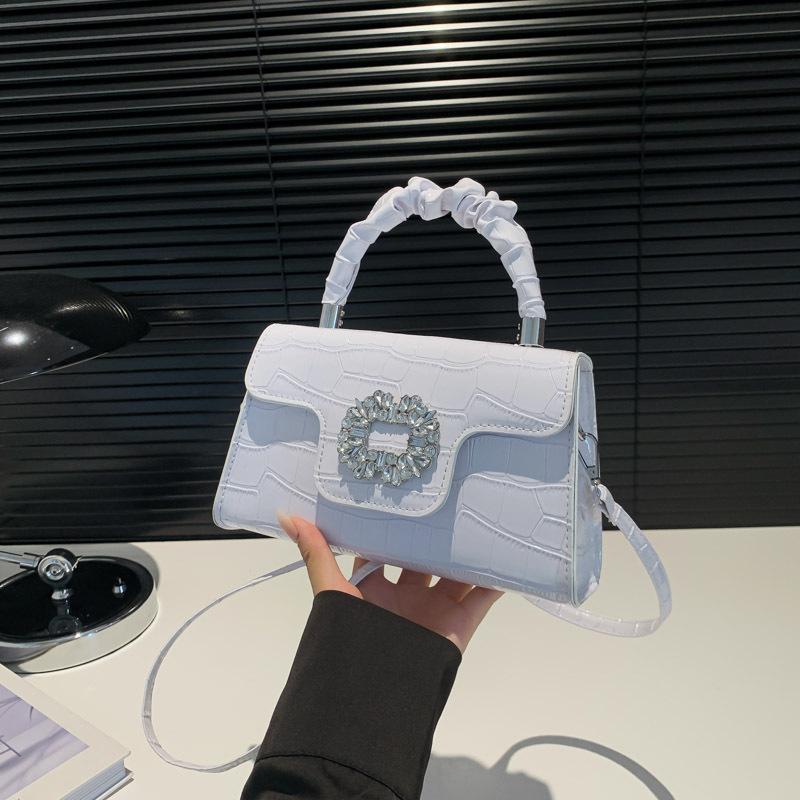 New Casual Simple Handbag Fashionable and Beautiful Personalized Bag Women's Texture Single-shoulder Square Bag