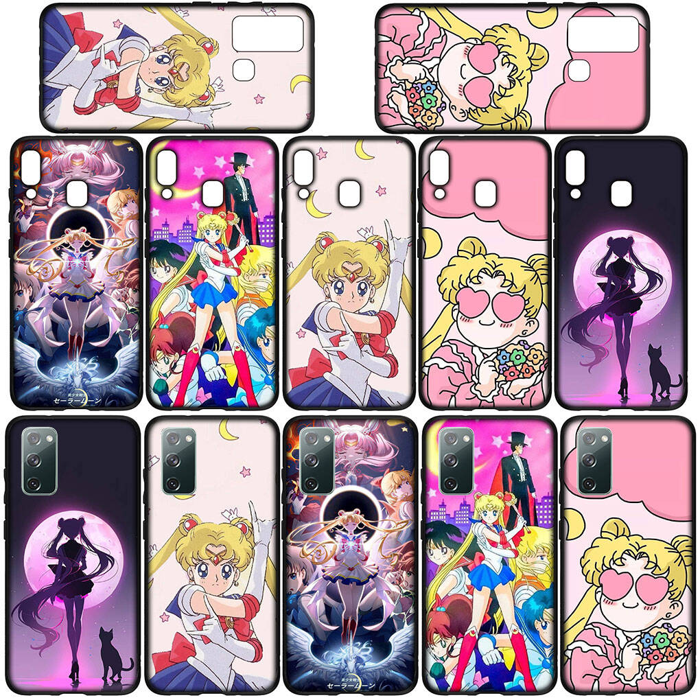 Phone Case for iPhone 17 16 15 Xiaomi Poco F8 F7 X7 X6 M8 C85 C75 C71 Redmi Note 14 13 12 11 Pro Max A3 A4 14C 13C 12C 15C Cute Sailor Moon Girl Cover