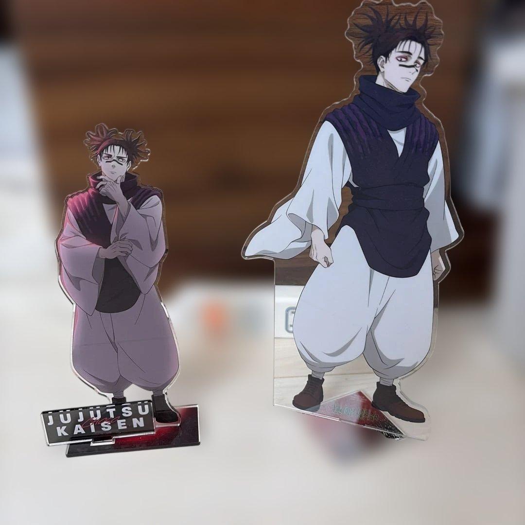 Used Jujutsu Kaisen Enso Ichiban Kuji Big Acrylic Stand, Acrylic Stand Set of 2