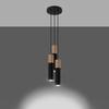 Lampa Wisząca Pablo 3 Gu10 Biały  Wood Sollux Sl.1014