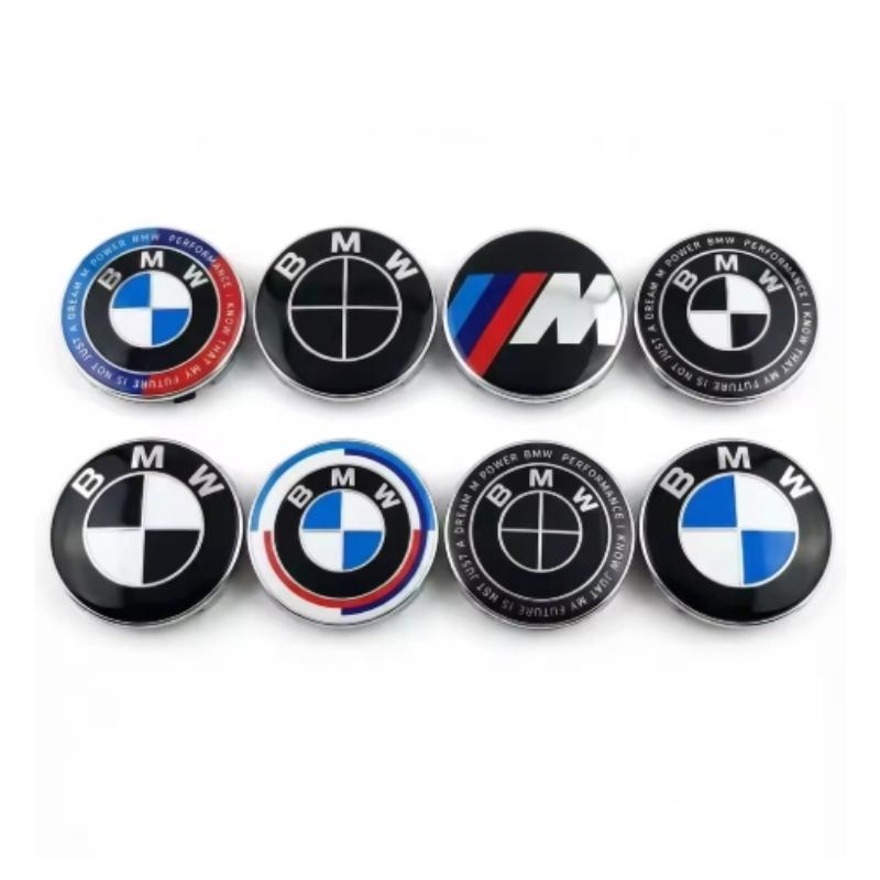 For BMW M 4Pcs 56mm/68mm Car Styling Wheel Center Hub Cap Auto Rim Covers for BMW E36 E46 E53 E90 E60 E61 E93 E87 X1 X3 X5 F30 E91 G30 Car