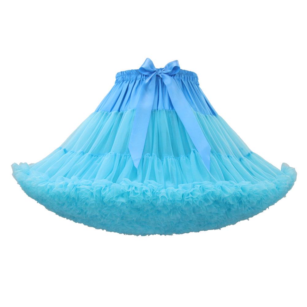 Adult Puff Skirt - Super Puffy Cosplay Crinoline Mesh, Soft Girl Lolita Princess Dress
