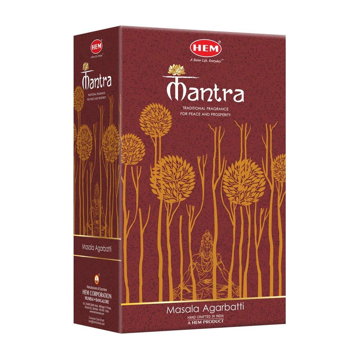@ Hem Mantra Masala Incense 12 Pack Each 15 g UKZQ242 50%off