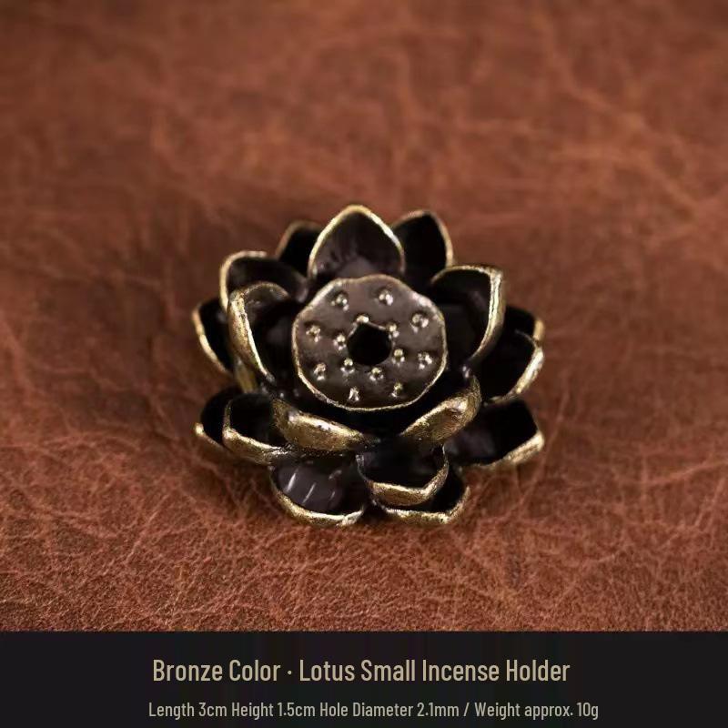 Kodo Multi-Hole Gourd & Water Drop Incense Holders: Turtle, Zen Lotus, Dragon Soaring Designs