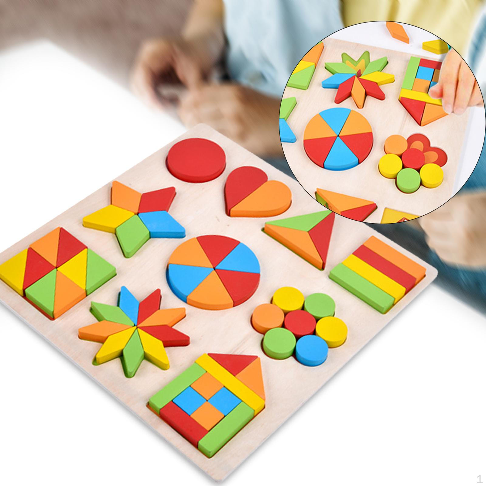 

Манипулятивная головоломка, сортировка по форме, головоломки, пазл, деревянный для малышей Geometry