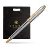CROSS Townsend Medalist Silver Ballpoint Pen, Medium Point, Oil-Based