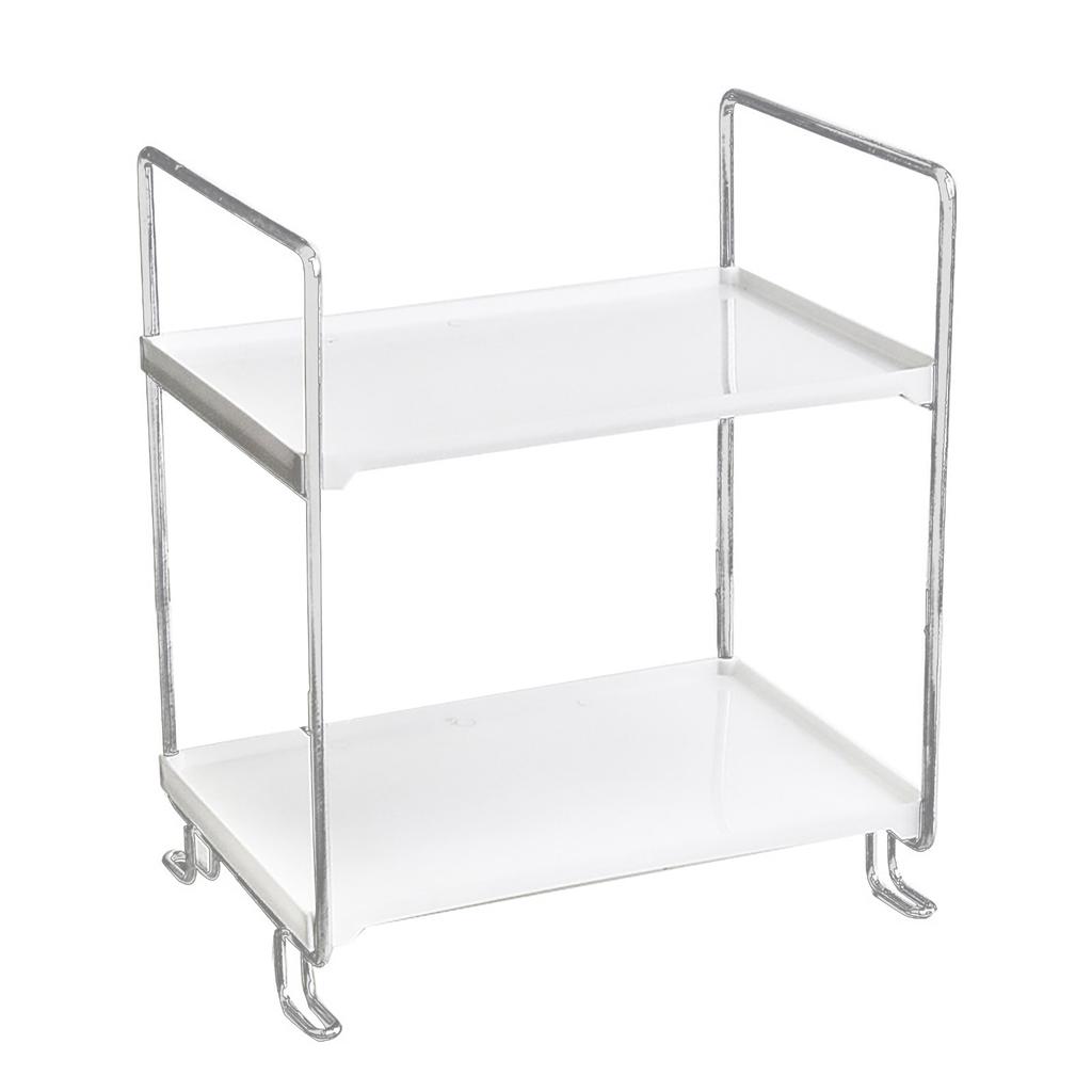 Desktop Makeup Organizer Rack PP Wrought Iron Detachable Easy Access Spice Rack Organizer for