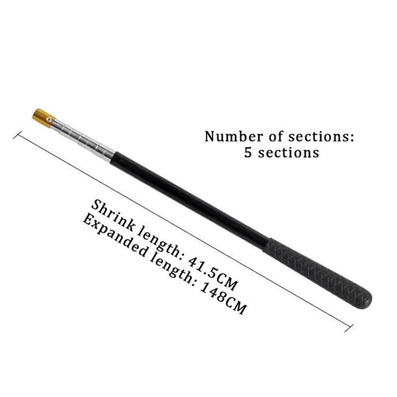 Telescopic Reptile Hook Extendable Snake Catcher Handling Practical Tool