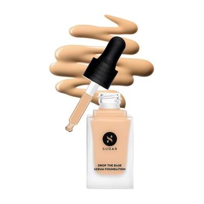 Kosmetyki Drop The Base Serum Foundation | Średnie krycie | Utrzymuje się 8 godzin+ | Naturalne wykończenie | 20ml - 27 Wiedeń (Jasny Średni, Ciepły Podton)