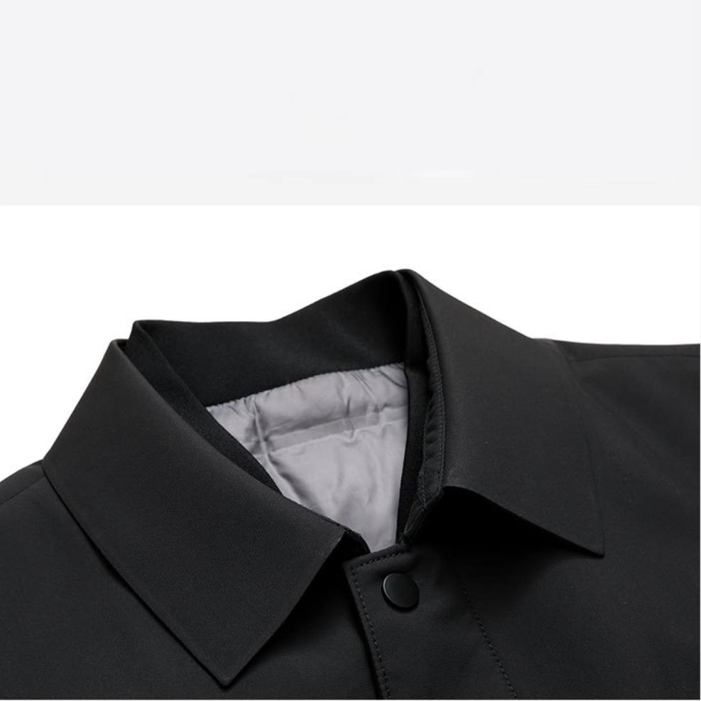 Herren Herbst und Winter warme weiße Entendaunen lange Daunenjacke herausnehmbare Innenweste Daunenmantel Papas Kleidung