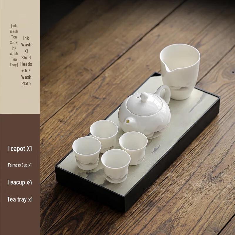 Xiang Lemei White Porcelain Kung Fu Tea Set