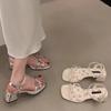 Round-toe Sandals - Versatile Women's Shoes with Thick Heels and Anti-slip Properties