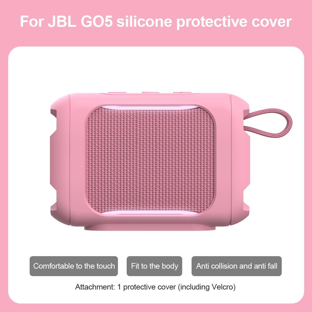 Dirt-proof Silicone Cover Case Carrying Case for JBL GO5 Bluetooth Speaker Speaker Accessories