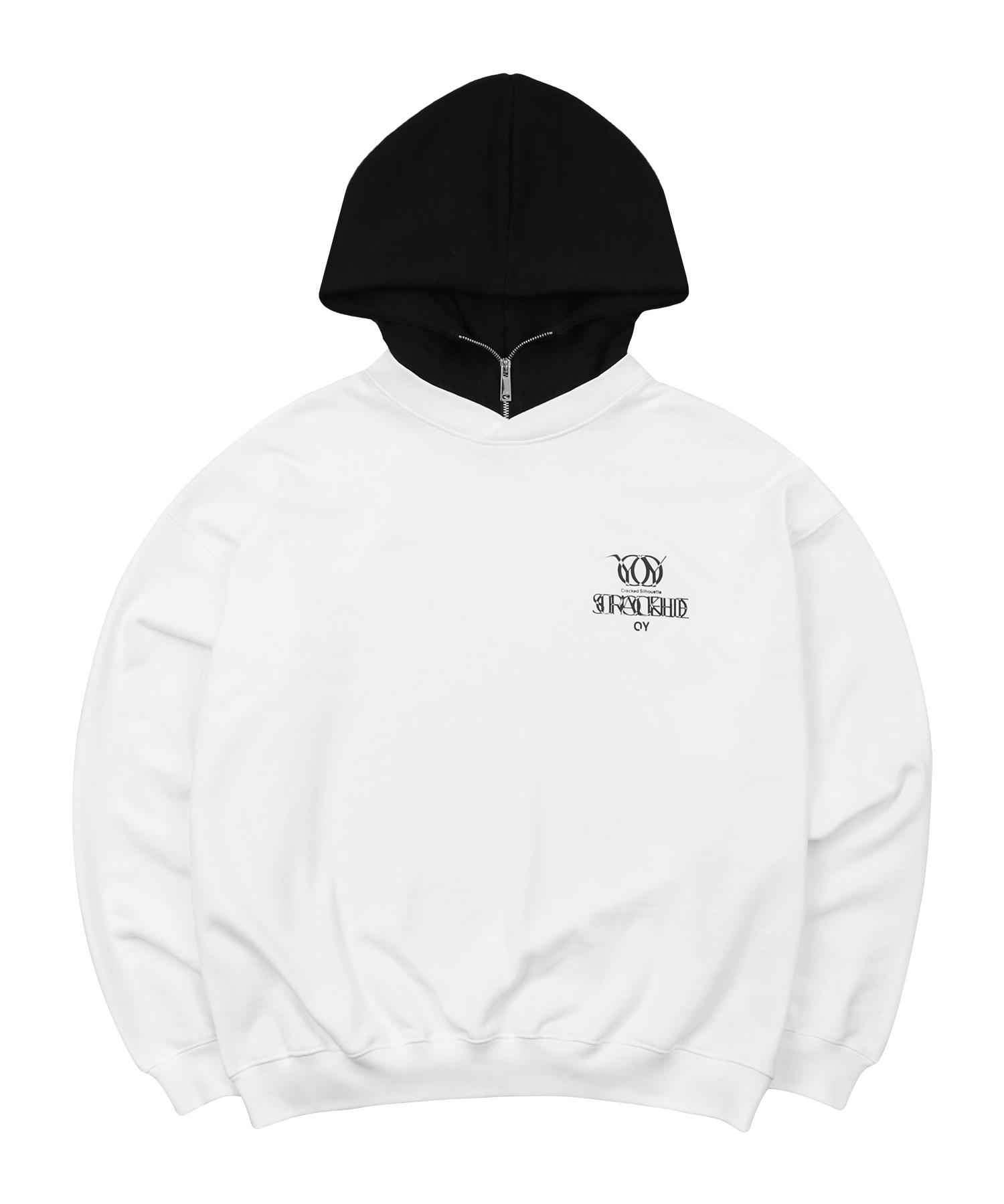 Oy Overlay Logo Zipper Polaroid Hood - White White/One Size