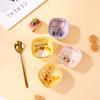 4-teiliges Disney Zootopia Judy Nick Dessertschalen-Set, Schulsachen, Neuheit Snackschale, für Dips Saucen, Gewürze, Leicht zu reinigende Dippschalen