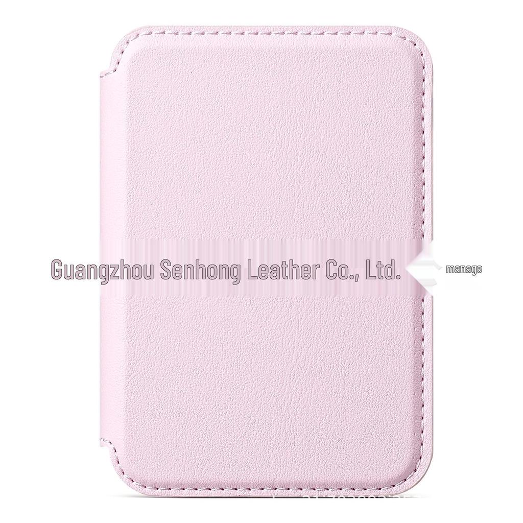 Portefeuille et support magnétique en cuir MagSafe pour iPhone