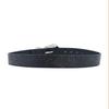 Trendy Unisex Retro Black Patterned Leather Belt