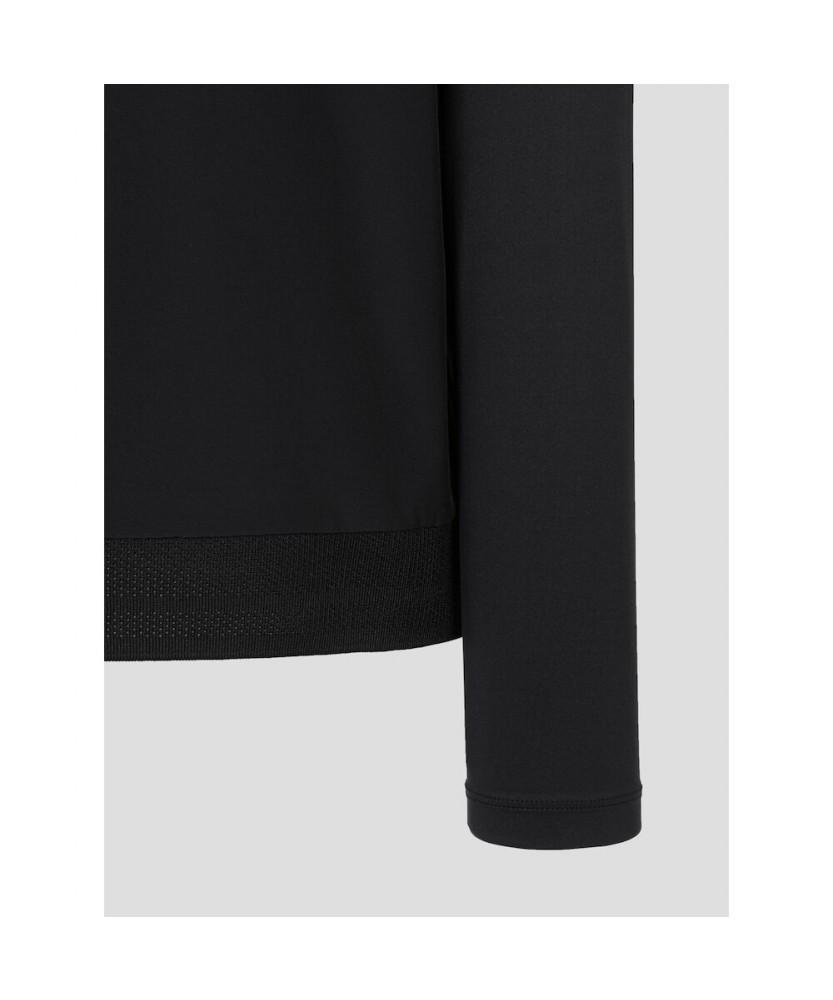 Beanpole Golf [B_Under] Women'S Perforated Mix Aio Collar T-Shirt - Black