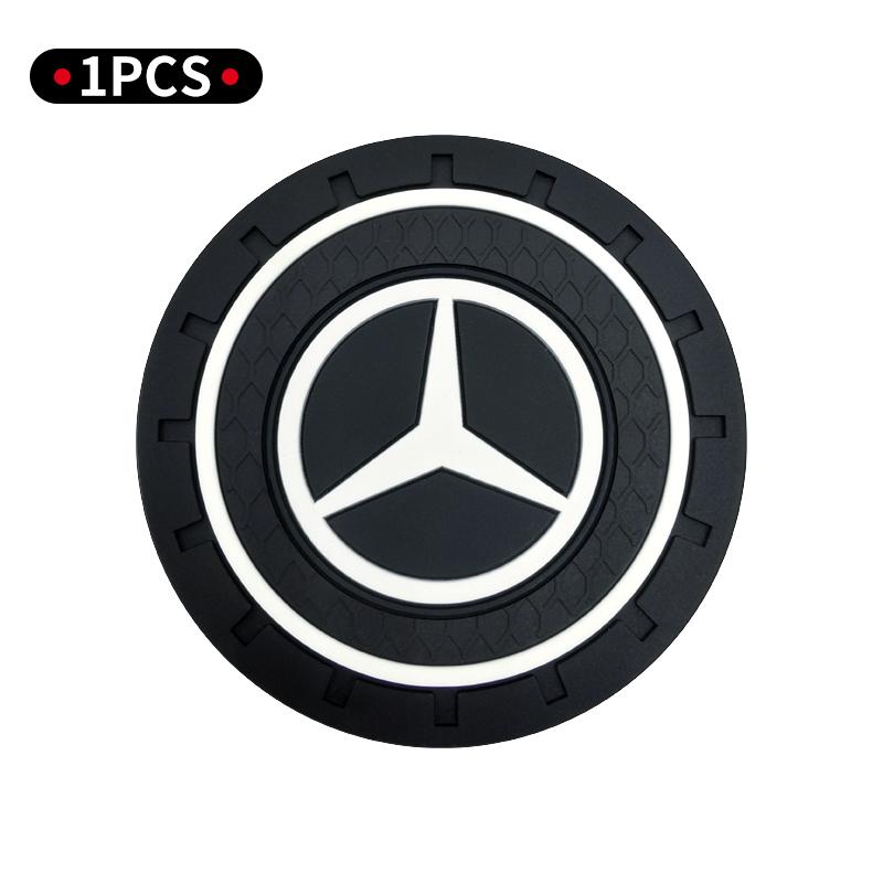 

Car Anti-Slip Silicone Coaster Waterproof Water Cup Mat Drink Pad Accessories For Mercedes benz A B R G Class GLK GLA w204 W251
