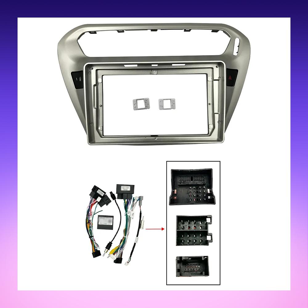 2 DIN Android Carplay Autoradio für Peugeot 301 Citroen Elysee 2014-2016 Multimedia-Player Head Unit Stereo GPS-Navigation BT WIFI 2 + 32 GB