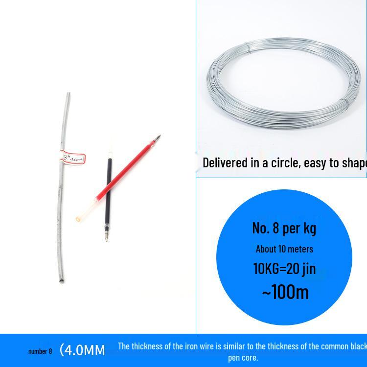 

Нержавіючий оцинкований і відпалений залізний дріт для тепличних виноградних стійок