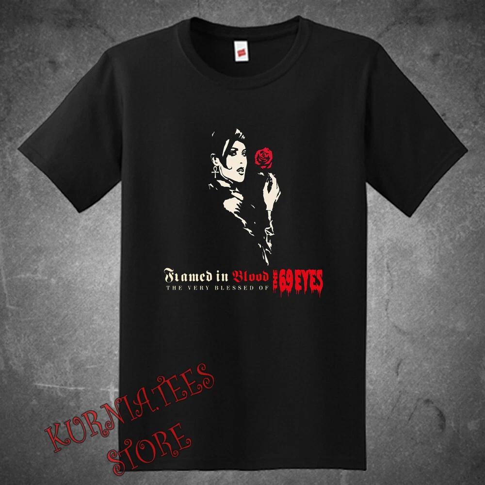 Men s and Women s T-shirts The 69 Eyes Framed In Blood The Very Blessed L