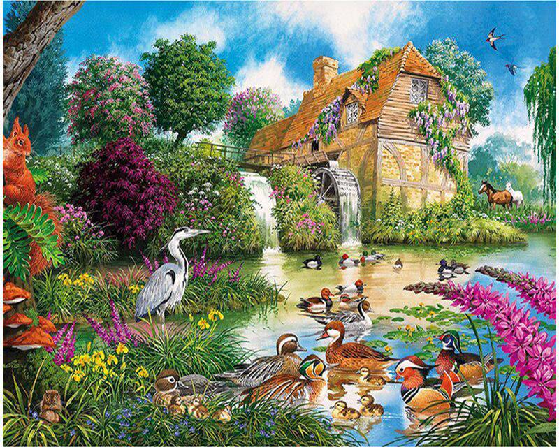 5d Diamond Painting Dandelion Ladybugs Pictures of Rhinestones Diamond Embroidery White Dog Rabbit Mosaic Cross Stitch Handicraft Easter Gift