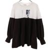 Oldhoney Made In Japan Long Sleeve Pleated Switch Sweatshirt Trainer Women Used