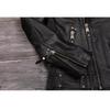 Chinese Size Heavy Motorcycle Jacket Natural Cowhide Leather Top Layer Causal Vintage Retro Moto Suit Leather Coat Winter
