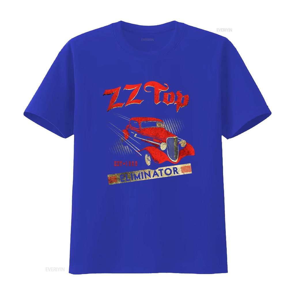 ZZ Top Eliminator Car Album Cover Art Mens T Shirt 1969 Rock Band Tour Merch Vintage Style vintage Washed Soft