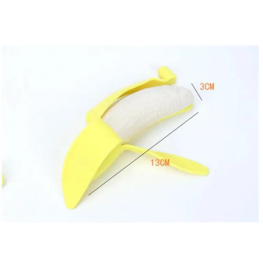 Cute Fruit Squishy Stress Balls Fidget Sensory Toy Squeeze Stress Relief Hand Toy Anti-Anxiety Banana Stretchy Slow Rising Toy