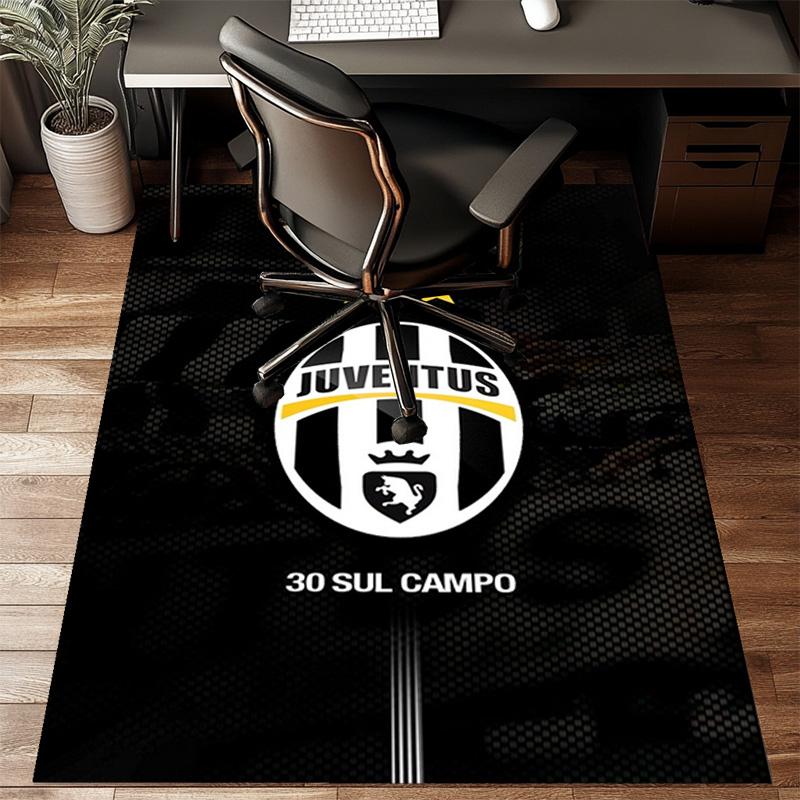 Football Team Crest Printed Office Carpet Chair Cushion  Entryway Rug, Rugs for Living Room, Bedroom Christmas gifts