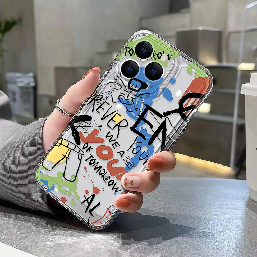 Telefondeksel for iPhone 11 13 12 14 15 16 XR XS Pro Max 7 8 Plus Samsung A55 A15 Redmi note 13 12 OPPO A18 A16 Vivo Y17S V27 Honor 9 10 infinix 40 30