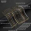 Fashionable Hot Selling Zircon Pearl Heart Bracelet 16 Pieces Iron Chain Gold Environmentally Friendly Personalized Bracelet