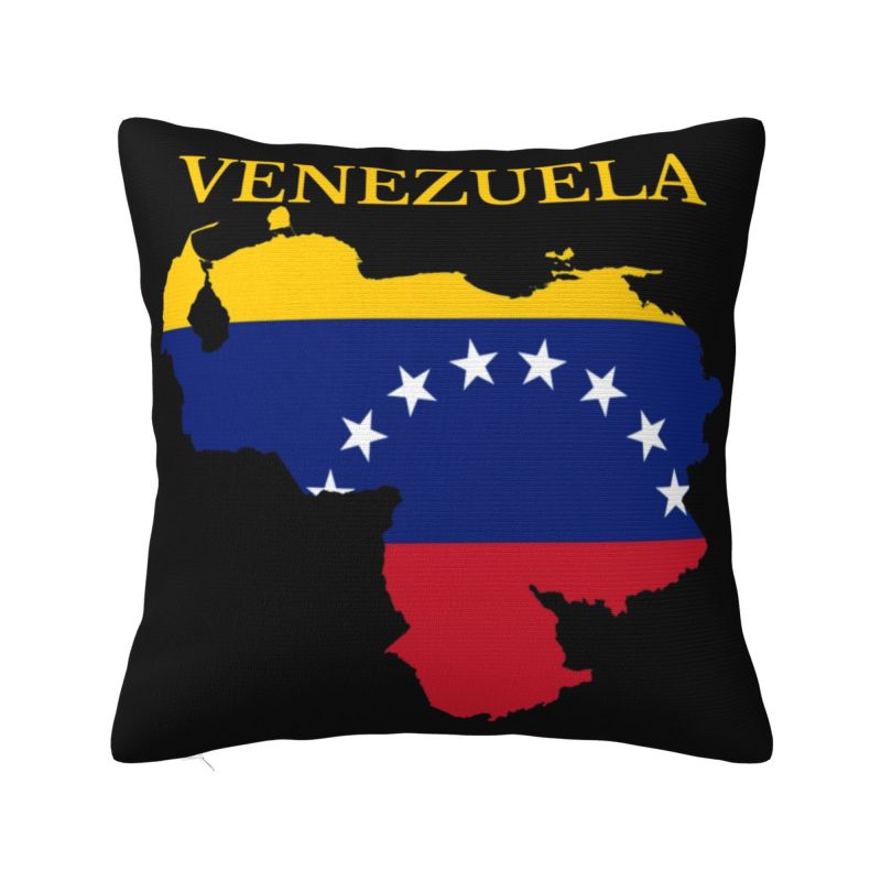 Venezuela Flag Ink Splatter Cushion Covers Bolivarian Republic of Venezuela Soft Luxury Pillow Case Home Decor